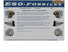 Tablet Screenshot of esofossiler.dk